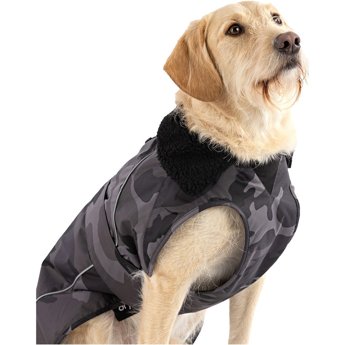 2024 Dryrobe Dog Coat V3 DRV3 - Black / Camo